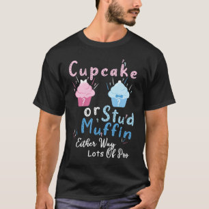 Camiseta Cupcake Ou Muffin Estendido De Qualquer Forma Muit