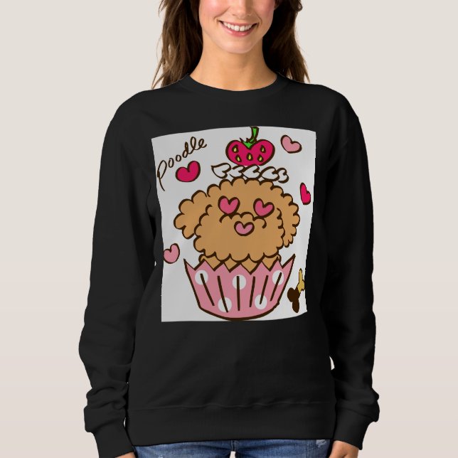 Camiseta Cupcake Poodle (Frente)