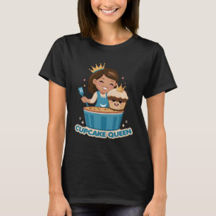 Camiseta Cupcake Queen Baking Mãe