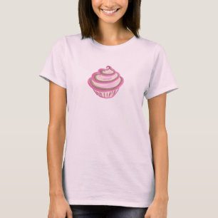 Camiseta Cupcake Redemoinho Rosa