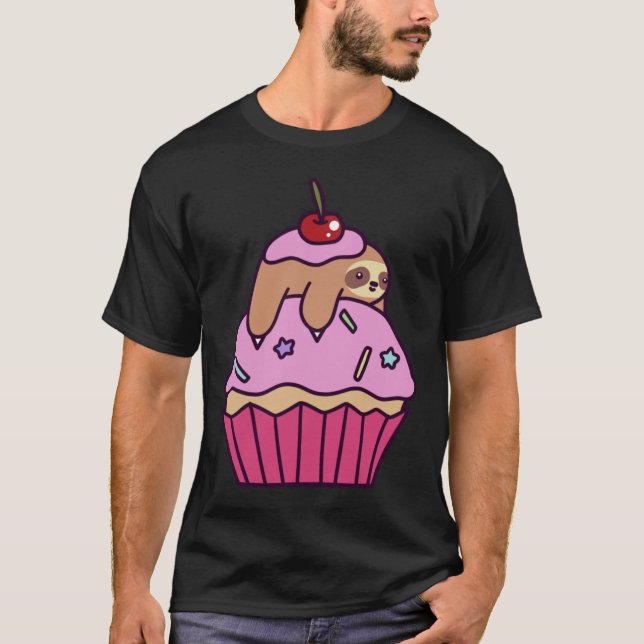 Camiseta Cupcake Sloth (Frente)