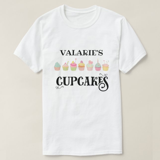 Camiseta Cupcakes  (Frente do Design)