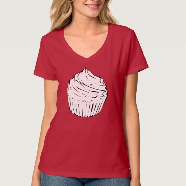 Camiseta cupcakes (Frente)