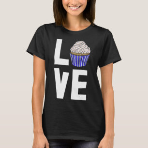 Camiseta Cupcakes De Amor Mulheres Fazendo Muffins Amor