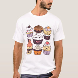 Camiseta Cupcakes de Dia das Bruxas Doce