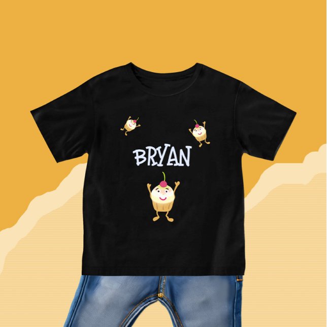 Camiseta Cupcakes engraçados (Criador carregado)