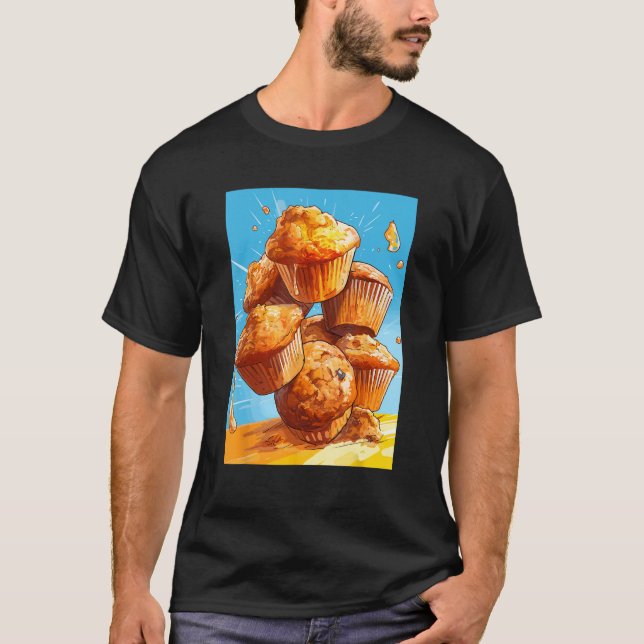 Camiseta Cupcakes Muffins Baking Bakeware Bakers Cake Sweet (Frente)