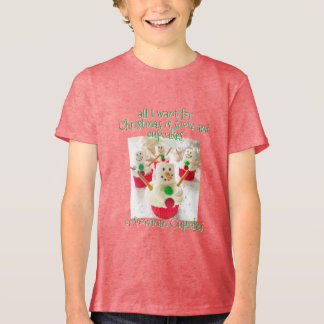 Camiseta Cupcakes Snowman