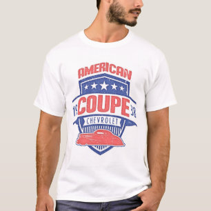 Camiseta CUPÉ 1938 AMERICANO de Chevrolet da série do CAR