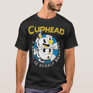 Camiseta Cuphead Mugman Poker Chip Brewing Brawl