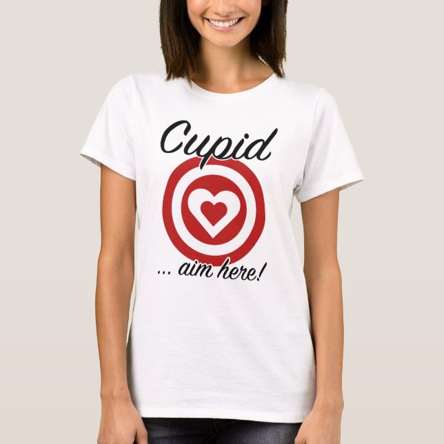 Camiseta Cupid Aim Aqui (Frente)