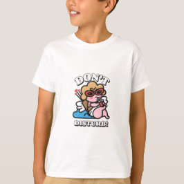 Camiseta Cupid Cartoon Funny Valentine | Dont Disturb