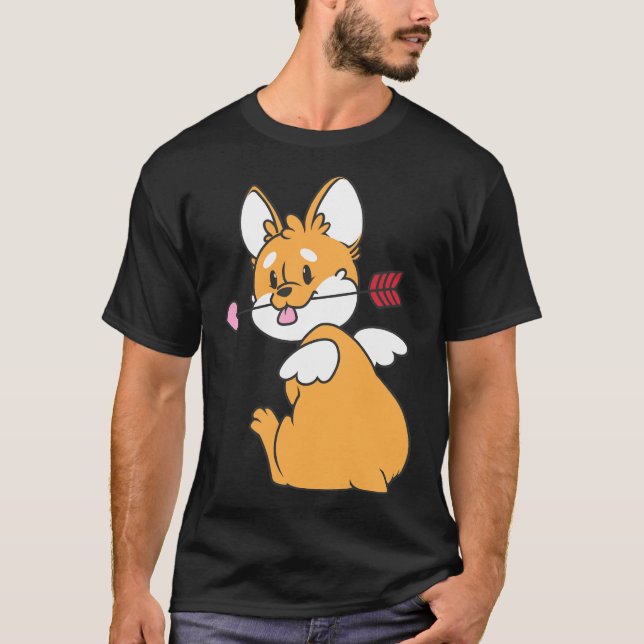 Camiseta Cupid Corgi (Frente)