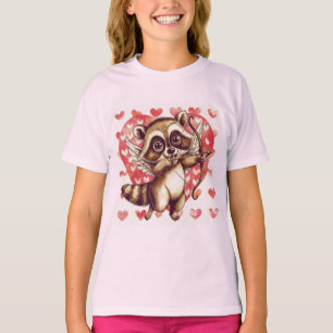 Camiseta Cupid Raccoon