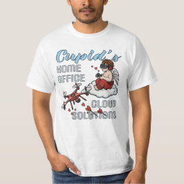 Camiseta Cupid’s Home Office, Drone Valentine’s Day