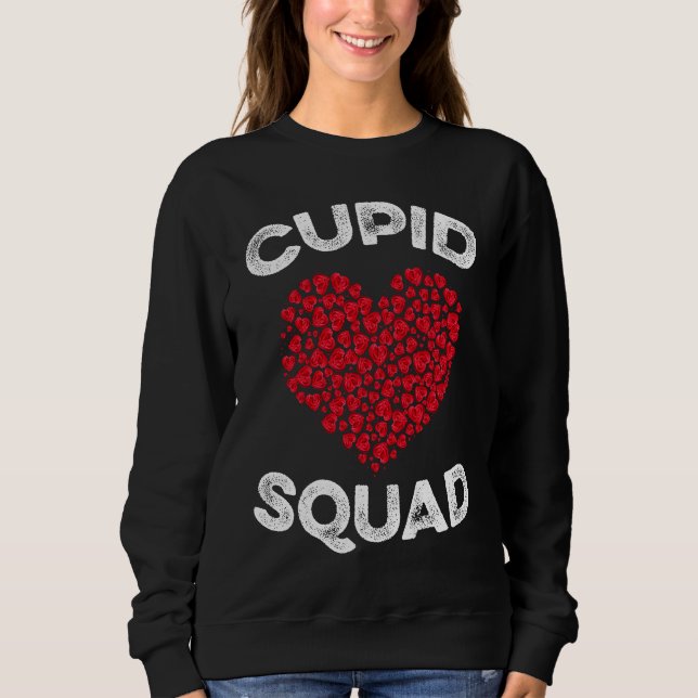 Camiseta Cupid Squad T  Family and Couples Valentines Day (Frente)