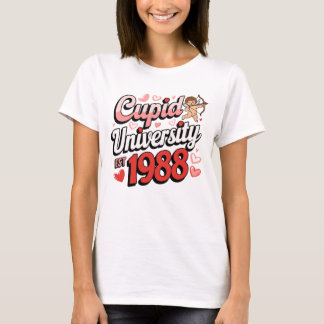 Camiseta Cupid University: Love's School of Hearts