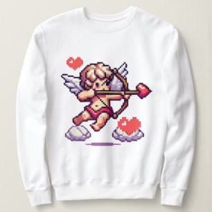 Camiseta Cúpido clássico/vintage do Dia dos Namorados em 8