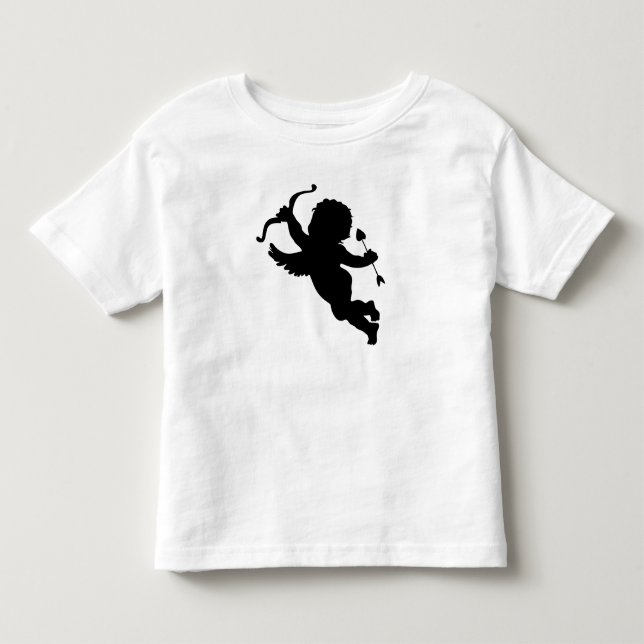 Camiseta Cupido correndo com um arco (Frente)