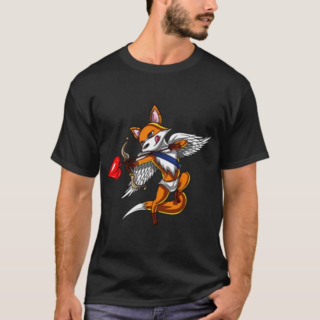 Camiseta Cúpido de Raposa Fofa (Frente)