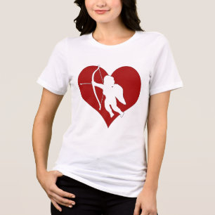 Camiseta Cupido dentro de um coração