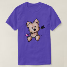 Camiseta Cupido do Namorados Terrier Cairn