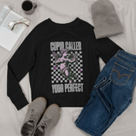 Camiseta Cupido rosa é meu Namorados