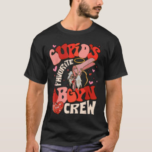 Camiseta Cupidos De Disco Cardíaco De Groovy Favoritos Obgy