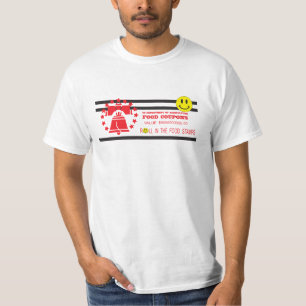 Camiseta Cupões de alimentação