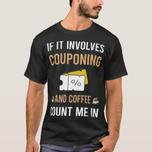 Camiseta Cupom De Café E Cupom De Coupon