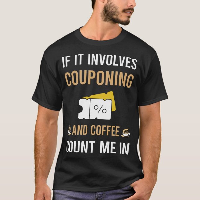 Camiseta Cupom De Café E Cupom De Coupon (Frente)
