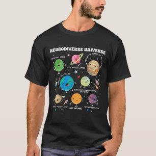 Camiseta Cúpula de Consciência do Autismo do Planeta Univer