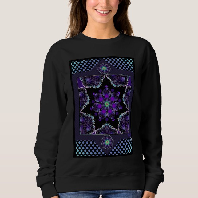 Camiseta Cúpula de guarda-chuva roxa e copas .7 (Frente)