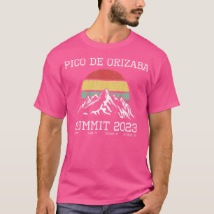 Camiseta Cúpula Pico De Orizaba 2023 Sun Hike Mexic