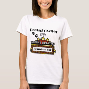Camiseta Cur da montanha do mundo orgulhoso do proprietári