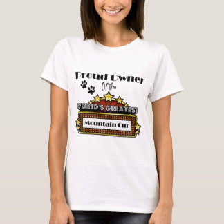 Camiseta Cur da montanha do mundo orgulhoso do proprietário