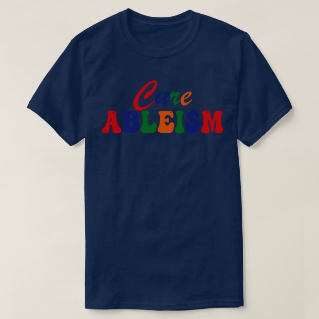 Camiseta cura ableísmo 1 (Frente do Design)