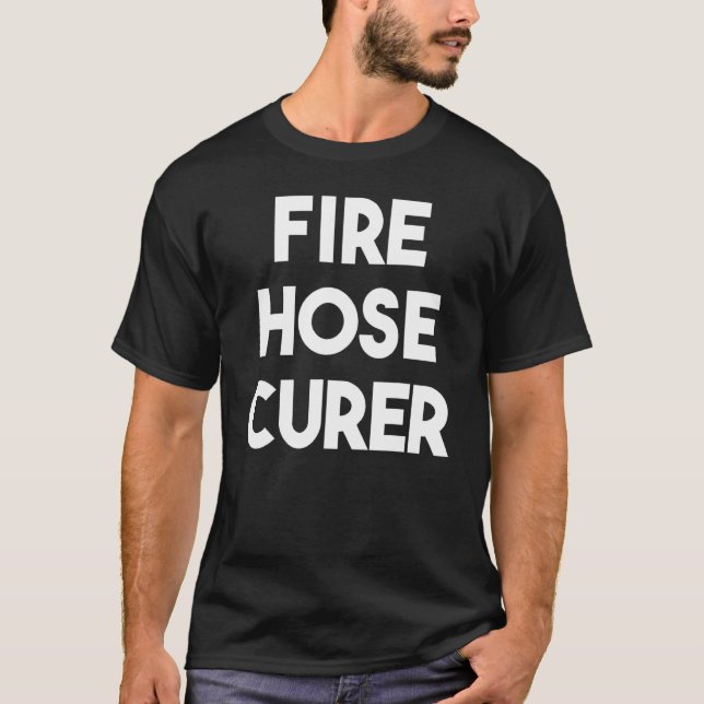 Camiseta Cura de Mangueira de Incêndio (Frente)