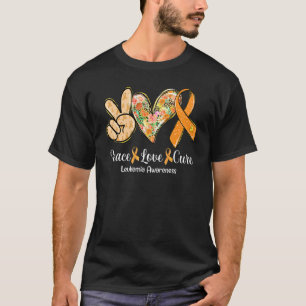 Camiseta Cura de Paz e Amor Fita Laranja Conscientização so