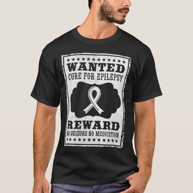 Camiseta Cura Desejada Para Epilepsia (Frente)