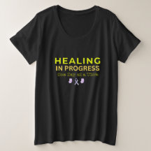 Camiseta "Cura em Andamento" – Inspiração Minimali