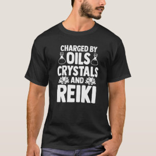 Camiseta Cura Espiritual Carregada Por Cristais De Óleos E 