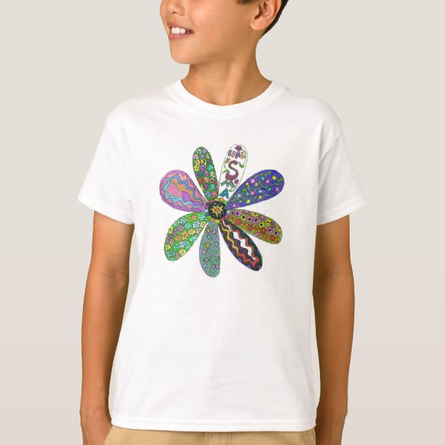 Camiseta Cura SMA flower power (Frente)