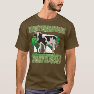 Camiseta Cura vegetativa do amante de os animais de vaca pi