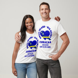 Camiseta CURAÇAO Grande Coração Diversão Personalizado 2026