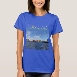 Camiseta Curaçao Skyline sem texto (personalizável)