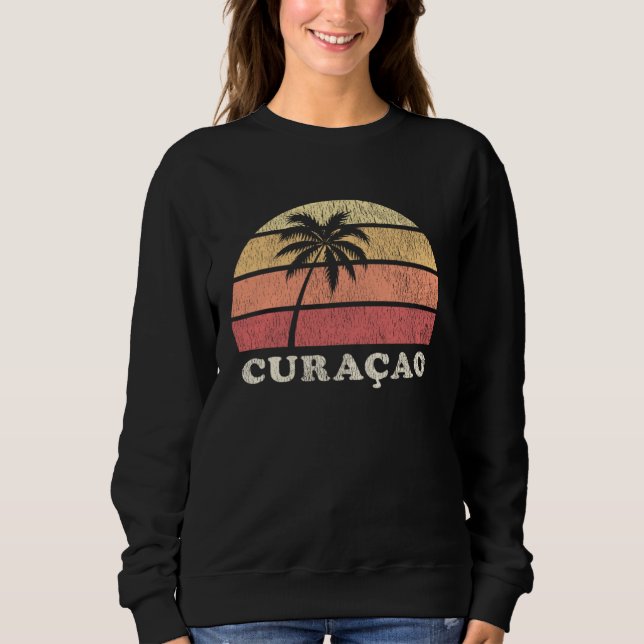 Camiseta Curaçao Vintage 70s Retro Throwback (Frente)