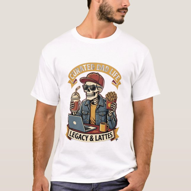 Camiseta Curated Dad Life (Frente)