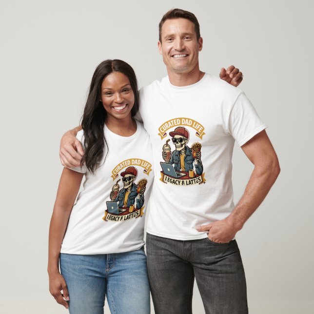 Camiseta Curated Dad Life (Unissex)