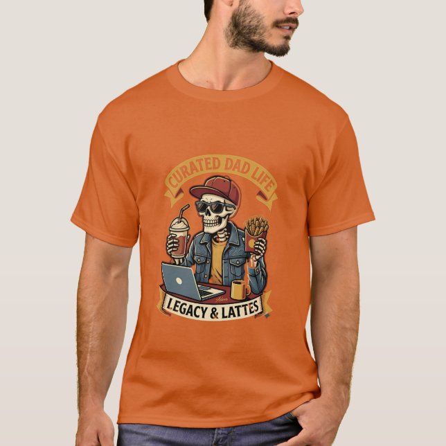 Camiseta Curated Dad Life (Frente)